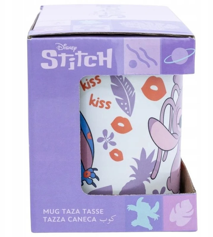 Disney Stitch - keraminis puodelis dovanų dėžutėje iš Stitch & Angel kolekcijos, 325 ml