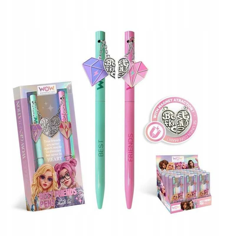 WOW GENERATION rašiklis BFF Pens Set, 2vnt., asort., WOW00075