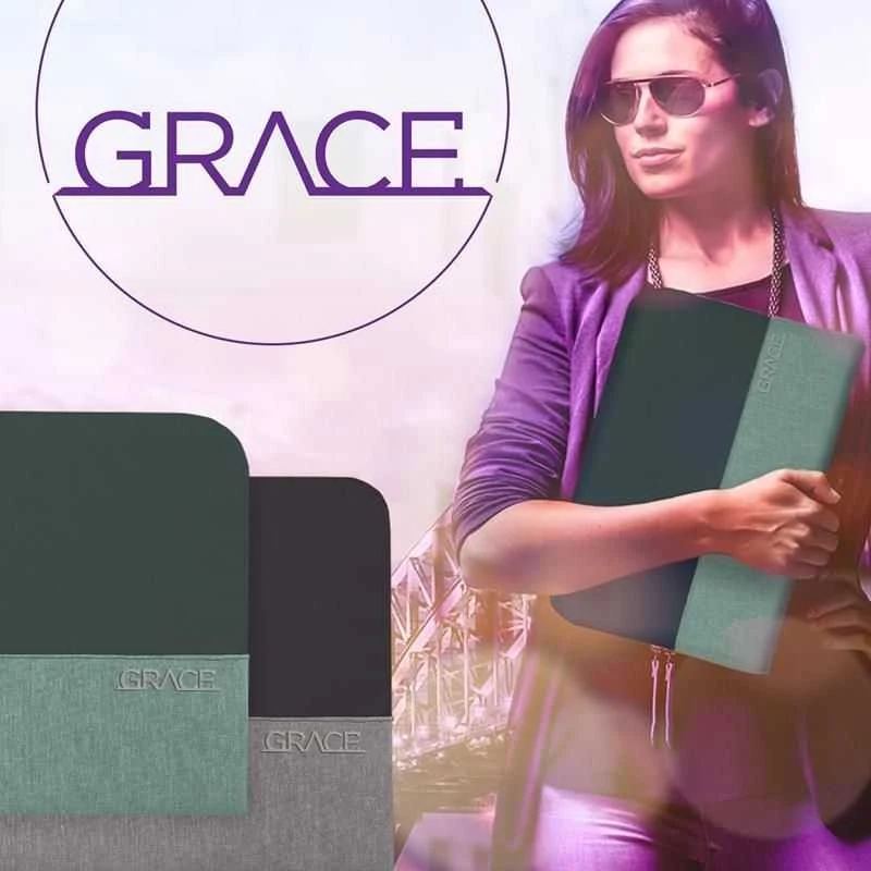 STM Grace - dėklas, skirtas „MacBook Pro 15“ / „Notebook 15“ (naktinio dangaus spalvos)