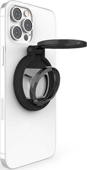 Dėklas STM MagLoop – Apple iPhone piršto kilpa ir butelių atidarytuvas – juodas