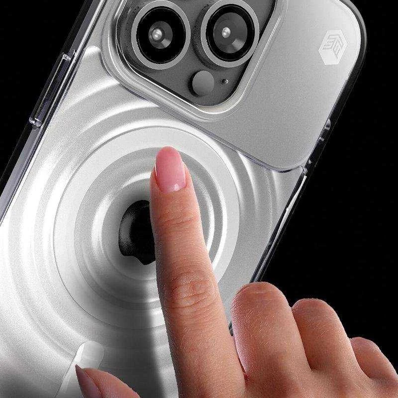 STM Reawaken Ripple MagSafe - dėklas skirtas Apple iPhone 15 Clear