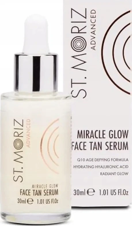 „St. Moriz Advanced Miracle Glow Face Tan Serum“ spindintis serumas veidui, 30 ml