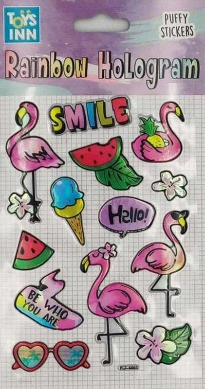 STNUX vaivorykštės holografiniai auskarai „Smile“ STN8646 98646