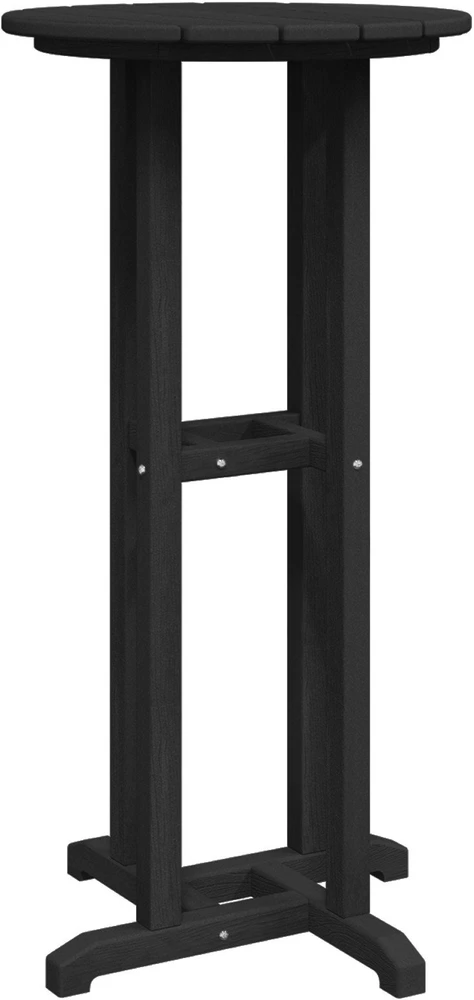 Baro stalas Juoda 55 x 55 x 107 cm Polietilenas