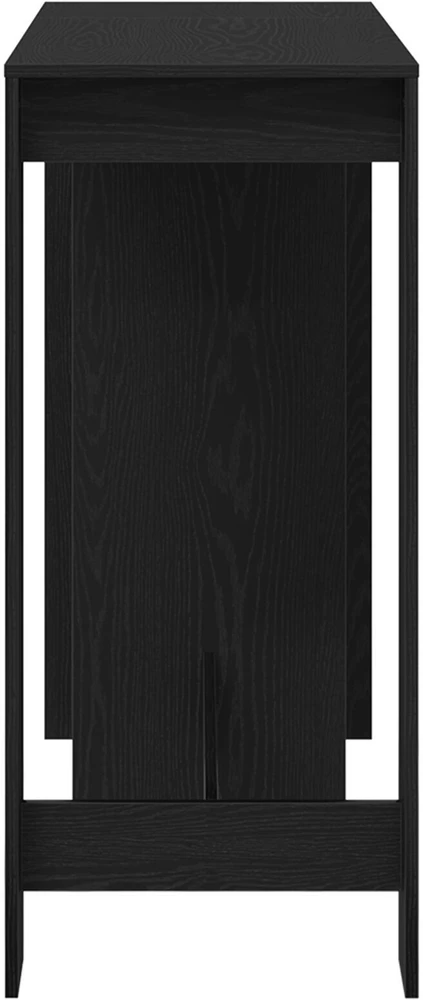 Baro stalas 124 x 46 x 103.5 cm Apdirbta mediena Juodas ąžuolas