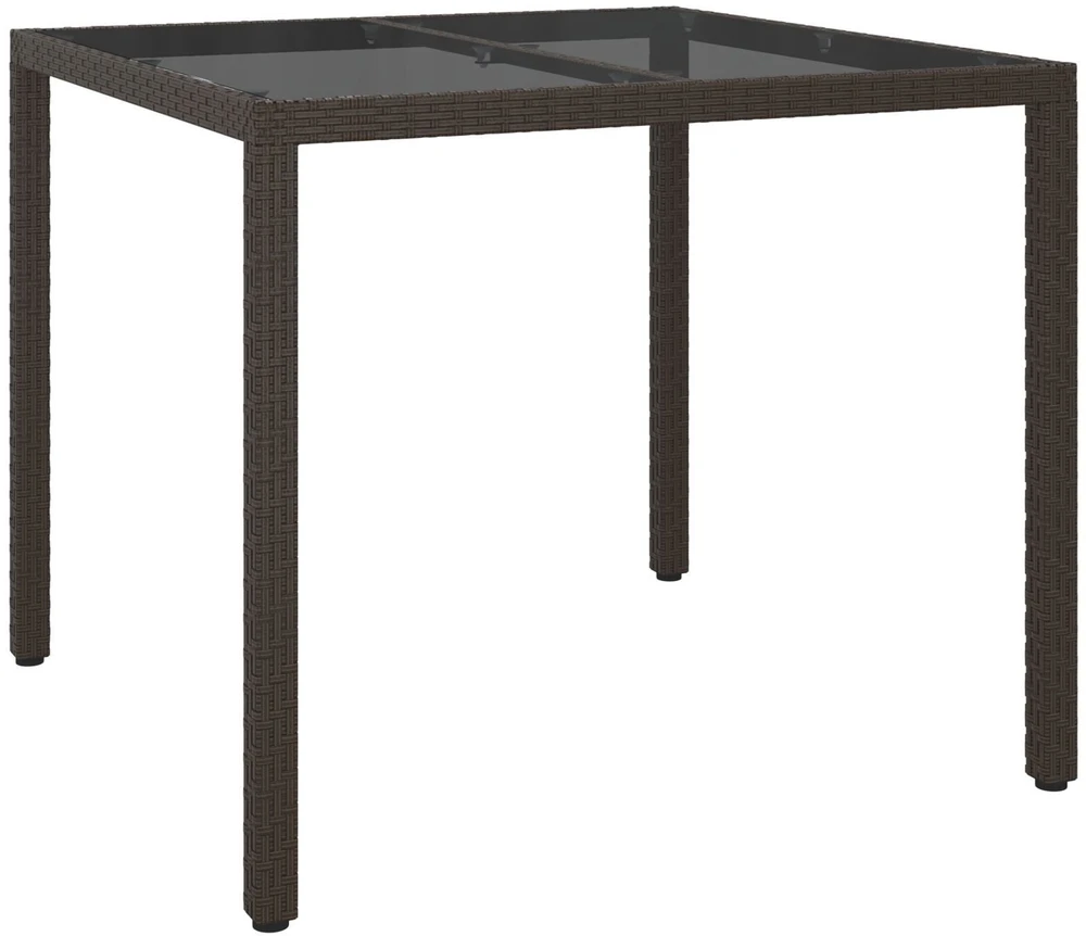 Sodo stalas Ruda 90 x 90 x 75 cm poliratanas
