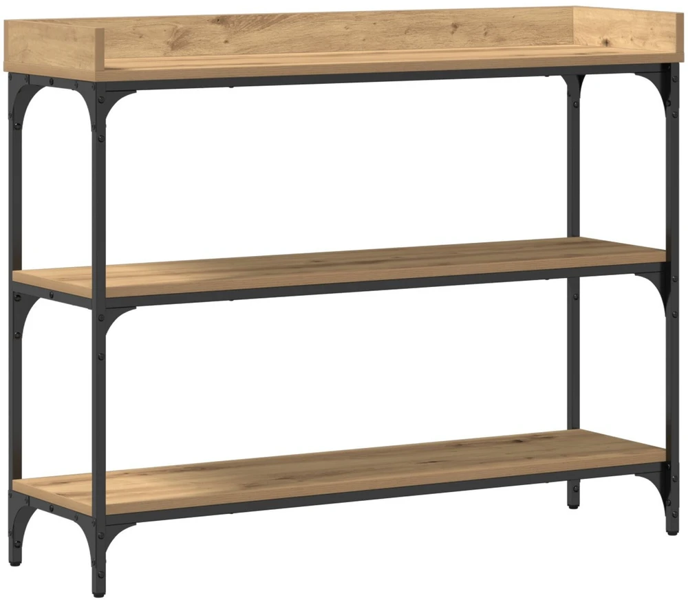 Konsolinis stalas artisano ąžuolo 100 x 30 x 80 cm