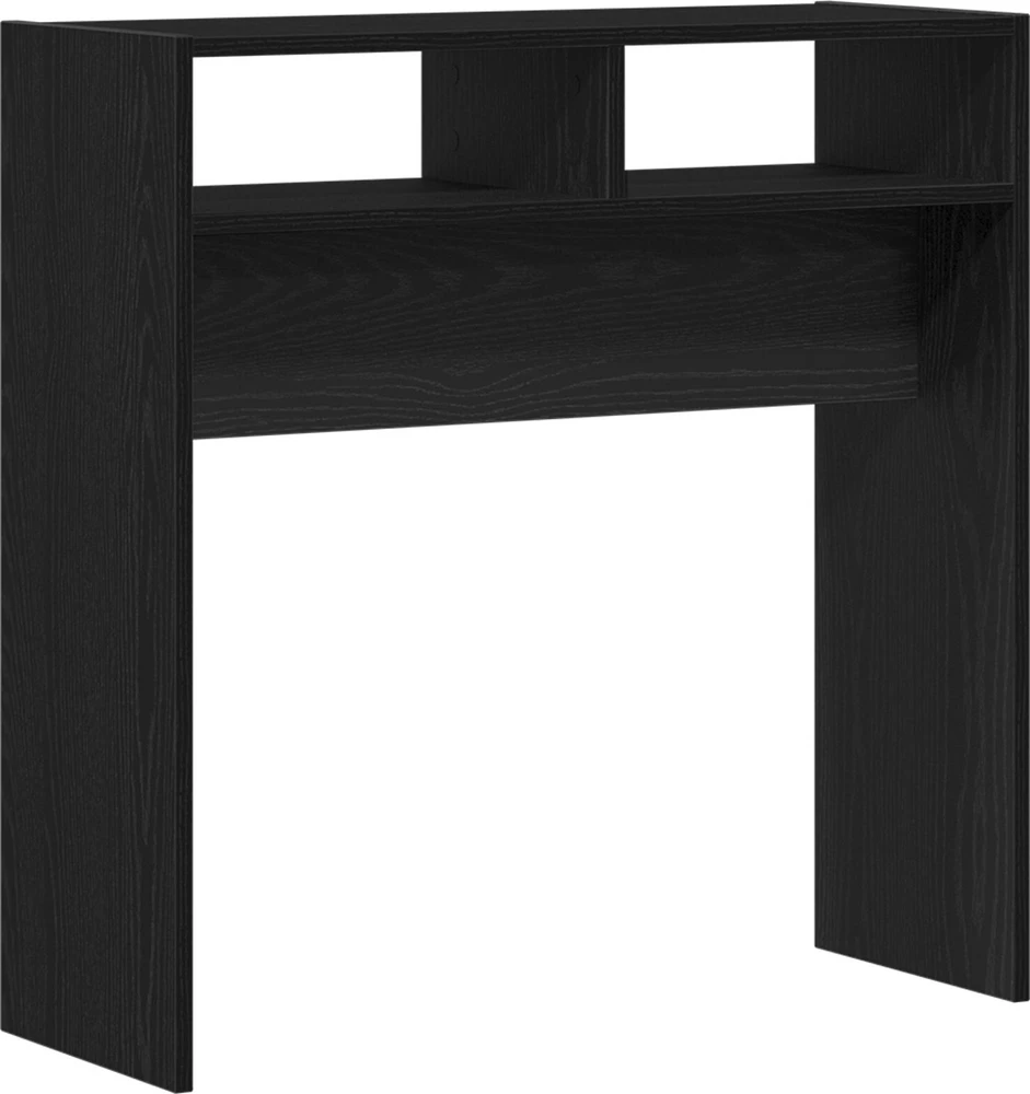 Konsolinis stalas Juodas ąžuolas 78 x 30 x 80 cm