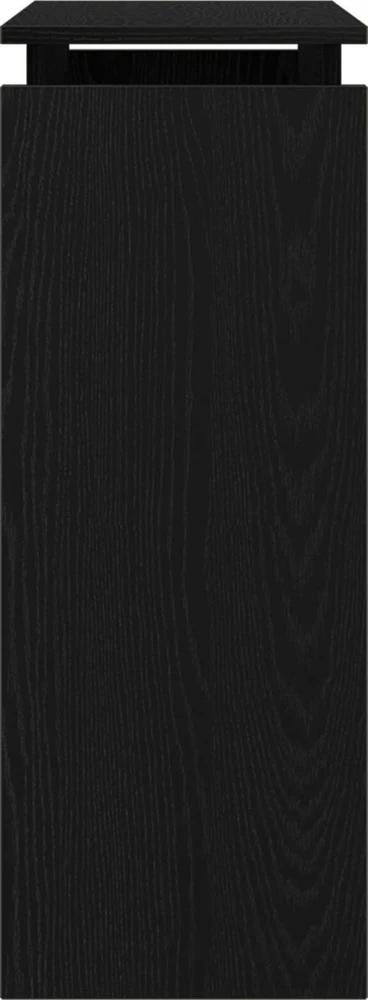 Konsolinis stalas Juodas ąžuolas 80 x 30 x 80 cm