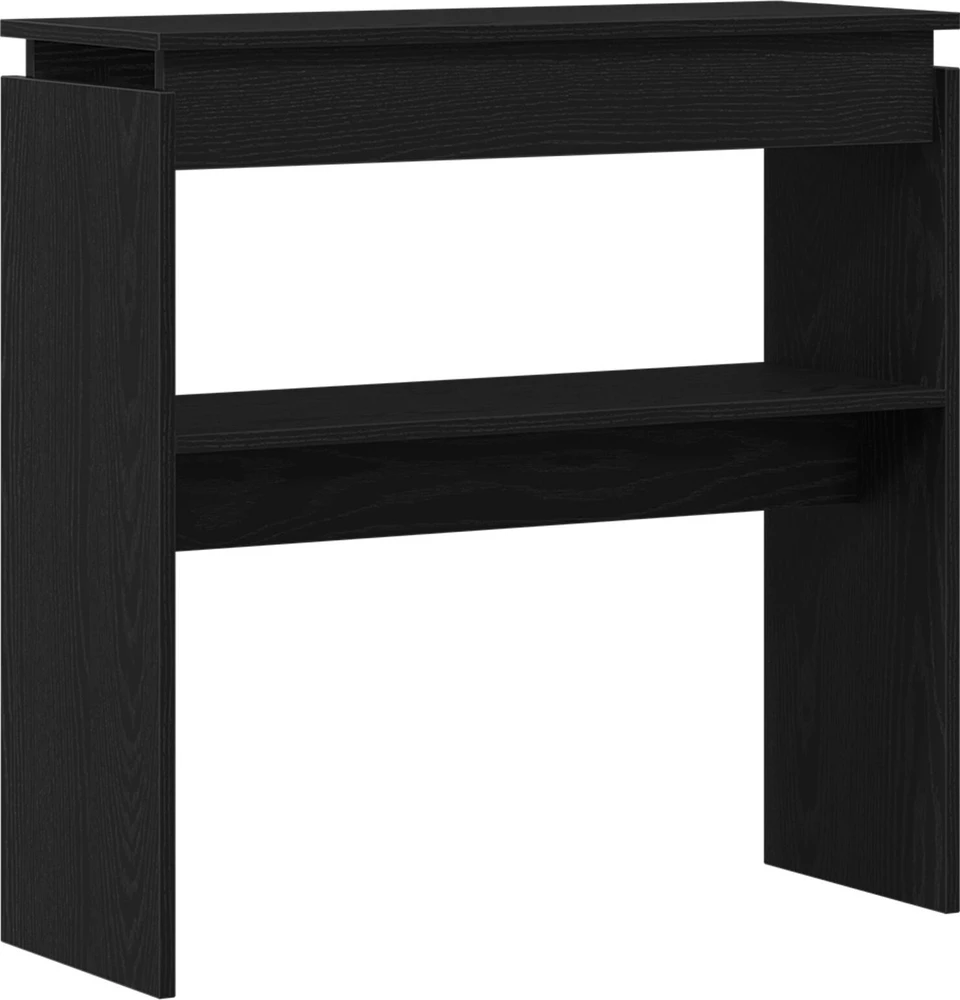 Konsolinis stalas Juodas ąžuolas 80 x 30 x 80 cm