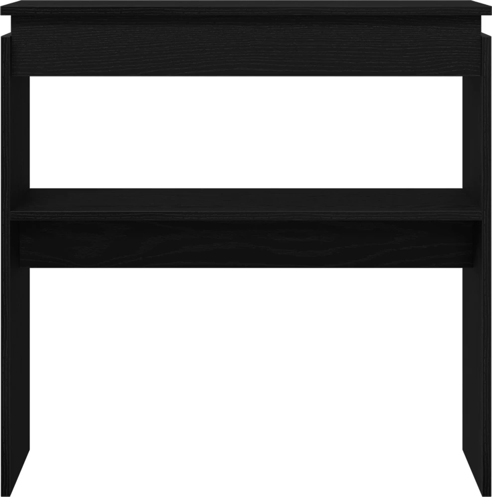 Konsolinis stalas Juodas ąžuolas 80 x 30 x 80 cm
