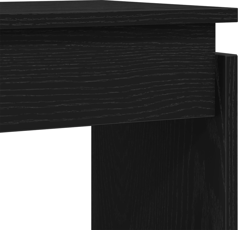 Konsolinis stalas Juodas ąžuolas 80 x 30 x 80 cm
