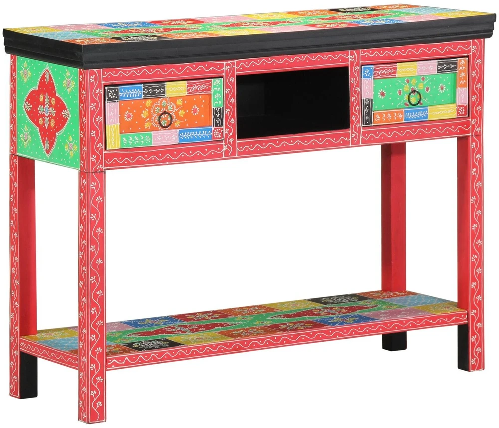 Konsolinis stalas su stalčių Įvairiaspalvis 100 x 30 x 77 cm