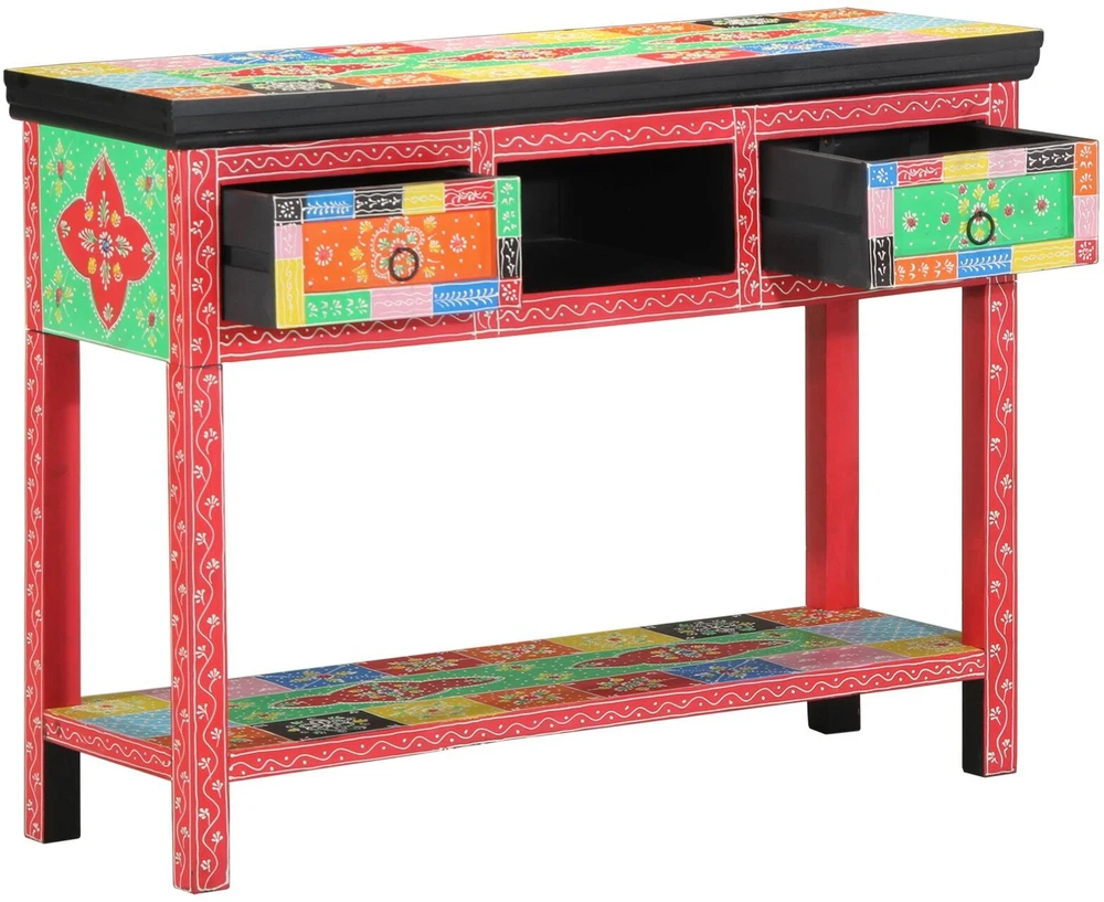 Konsolinis stalas su stalčių Įvairiaspalvis 100 x 30 x 77 cm