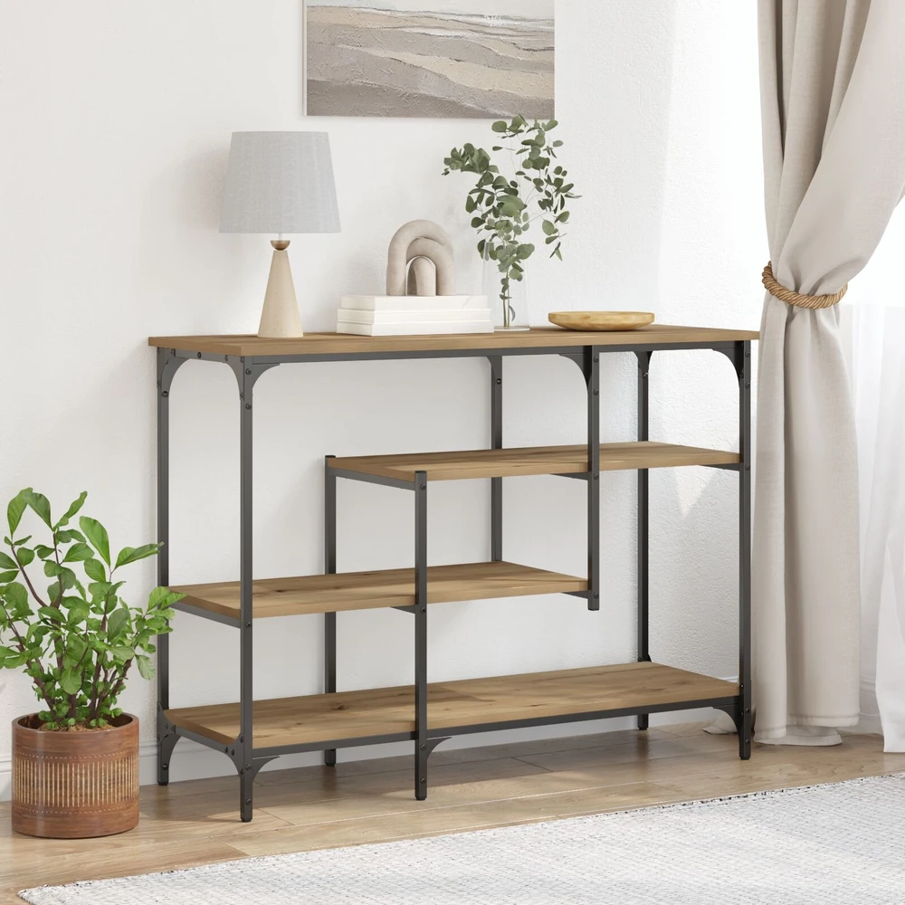 Konsolinis stalas artisano ąžuolo 100 x 35 x 75 cm