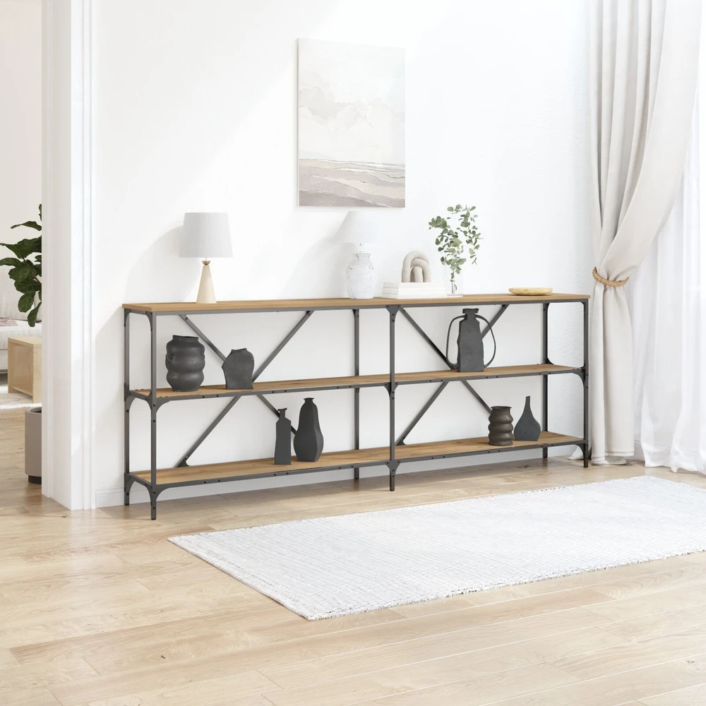 Konsolinis stalas Meistrų ąžuolas 200 x 30 x 75 cm
