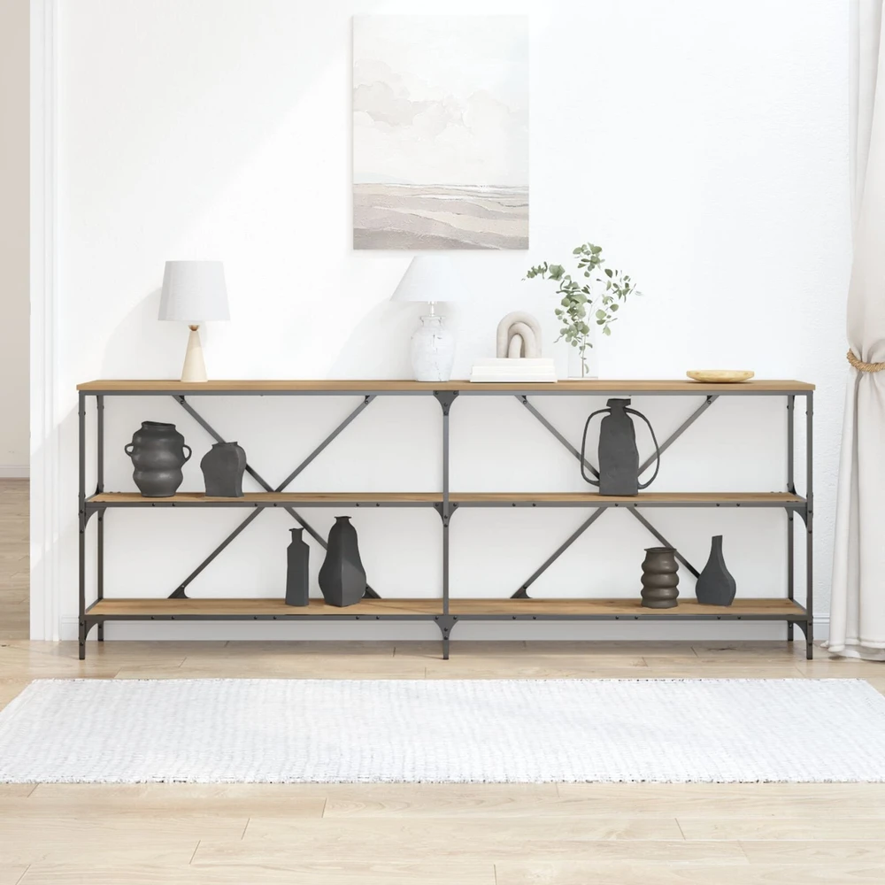 Konsolinis stalas Meistrų ąžuolas 200 x 30 x 75 cm