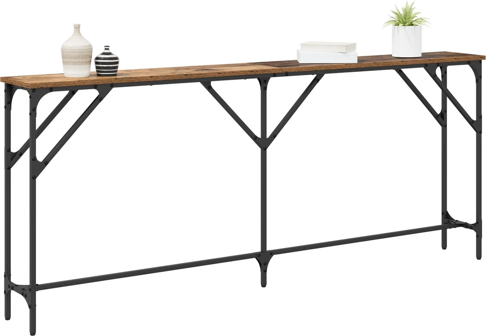 Konsolinis stalas Senovinis medis 180 x 23 x 75 cm