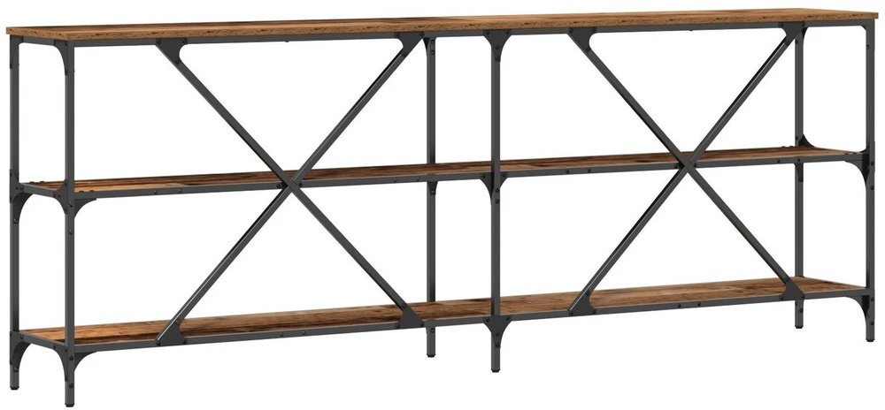 Konsolinis stalas Senas medis 200 x 30 x 75 cm Apdirbta mediena
