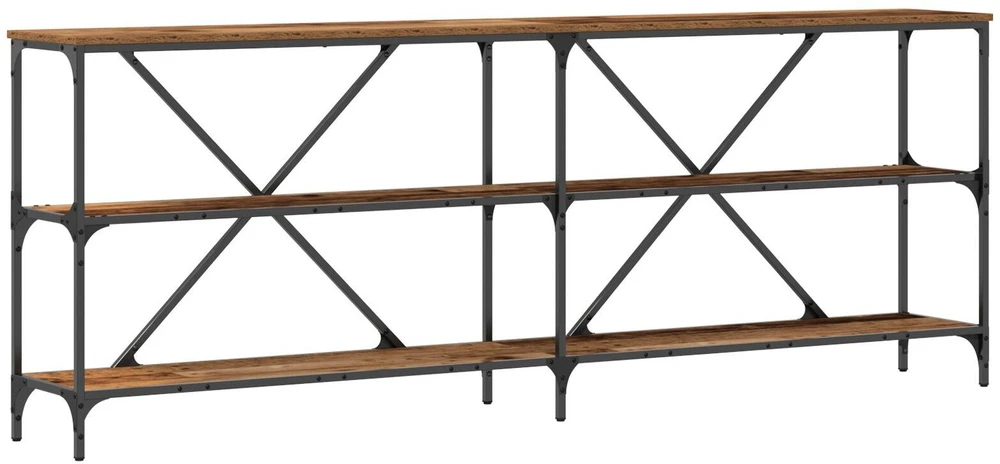Konsolinis stalas Senas medis 200 x 30 x 75 cm Apdirbta mediena