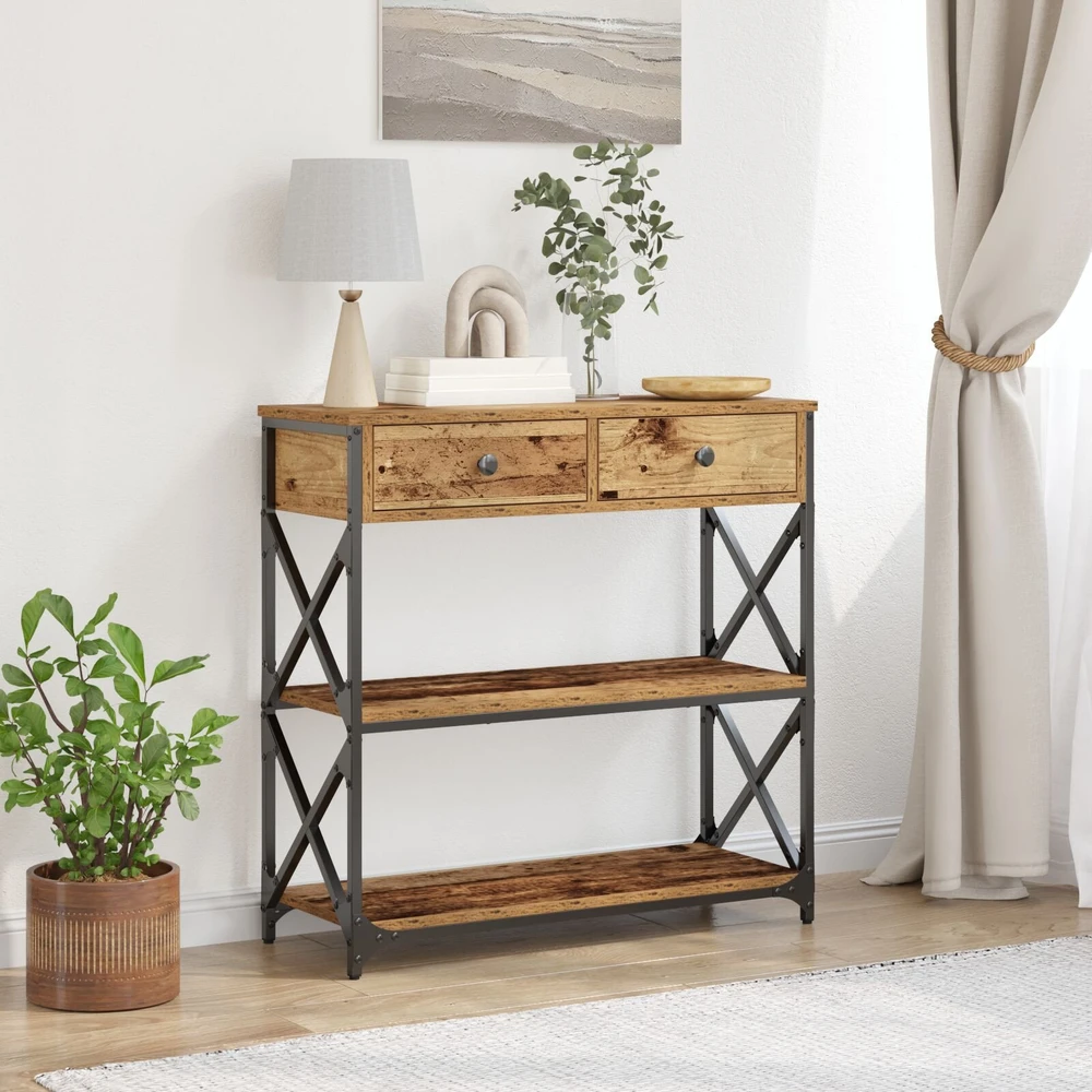 Konsolės stalas Sena mediena 75 x 28 x 75 cm