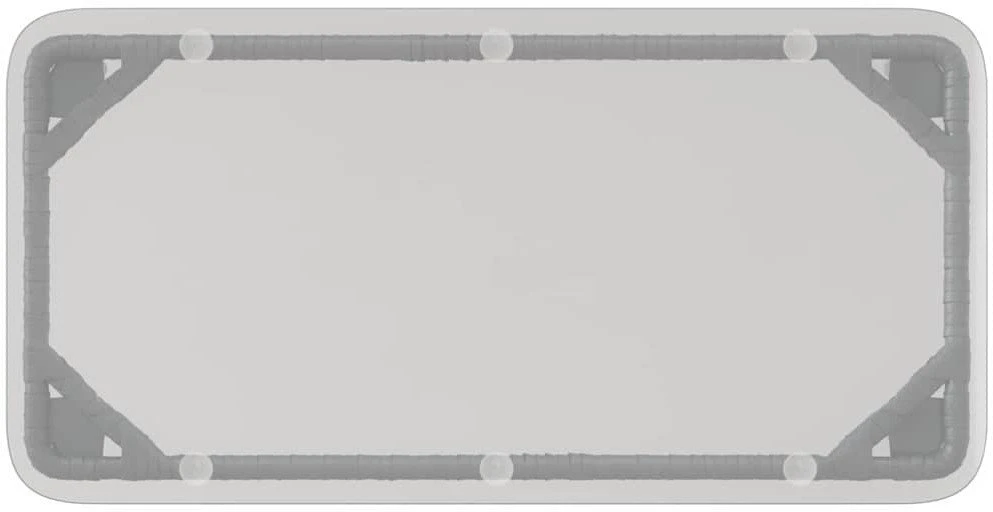 Sodo stalas Juoda 80 x 40 x 45 cm poliratanas