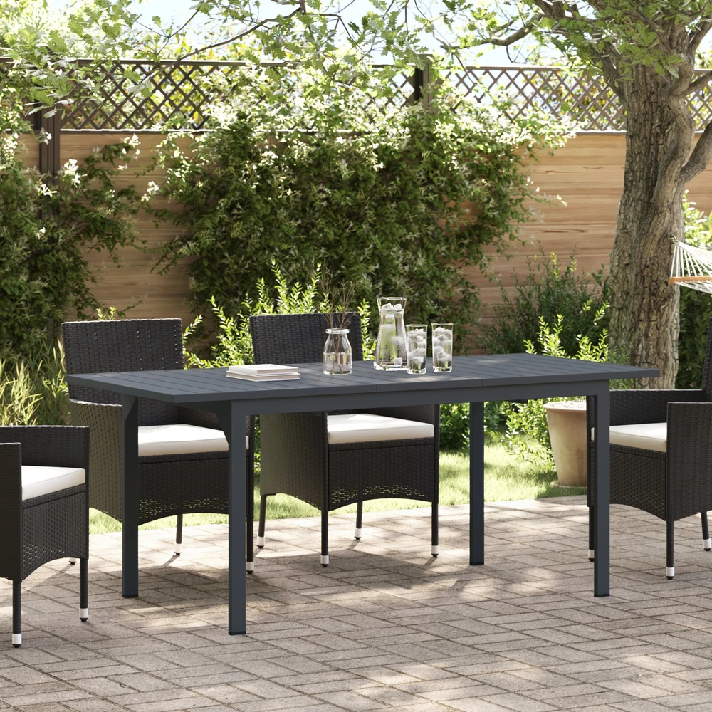 Kiemo stalas Antracitas 180 x 80 x 74 cm