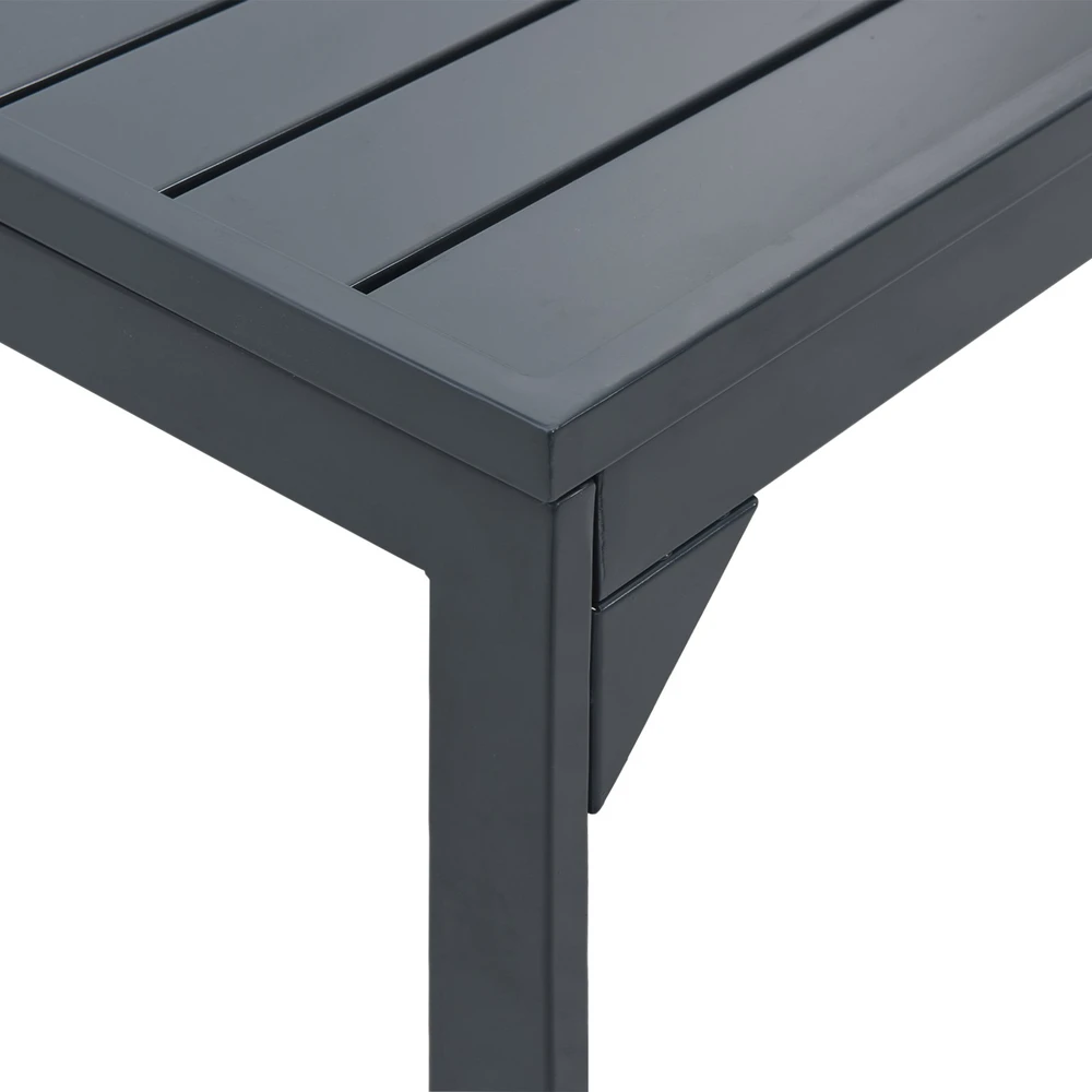 Kiemo stalas Antracitas 180 x 80 x 74 cm