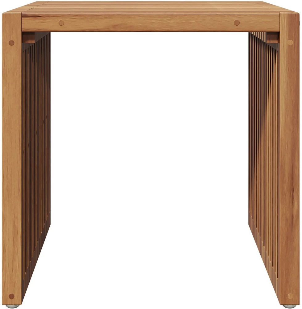 Sodo šoninis stalas Ruda 45 x 45,5 x 45,5 cm Kieto teka medžio