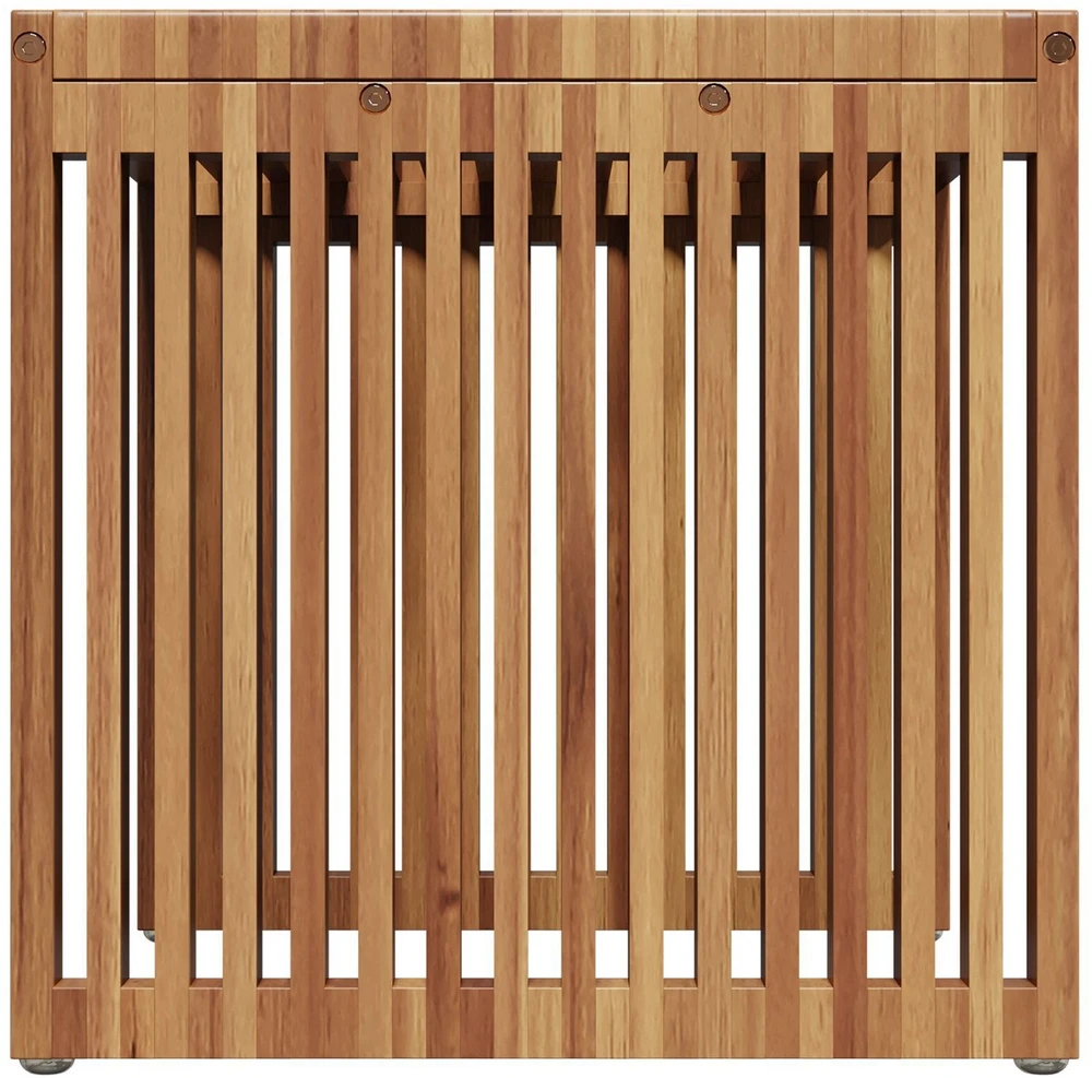 Sodo šoninis stalas Ruda 45 x 45,5 x 45,5 cm Kieto teka medžio