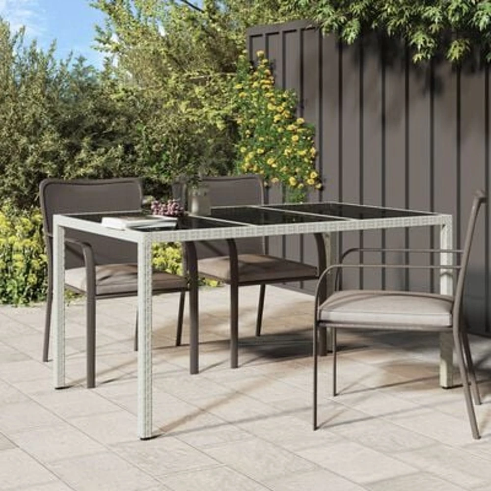Sodo stalas Balta 150 x 90 x 75 cm poliratanas