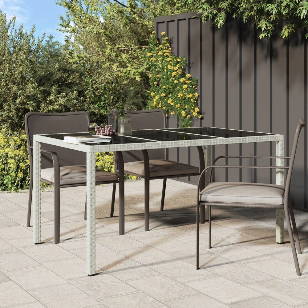 Sodo stalas Balta 150 x 90 x 75 cm poliratanas