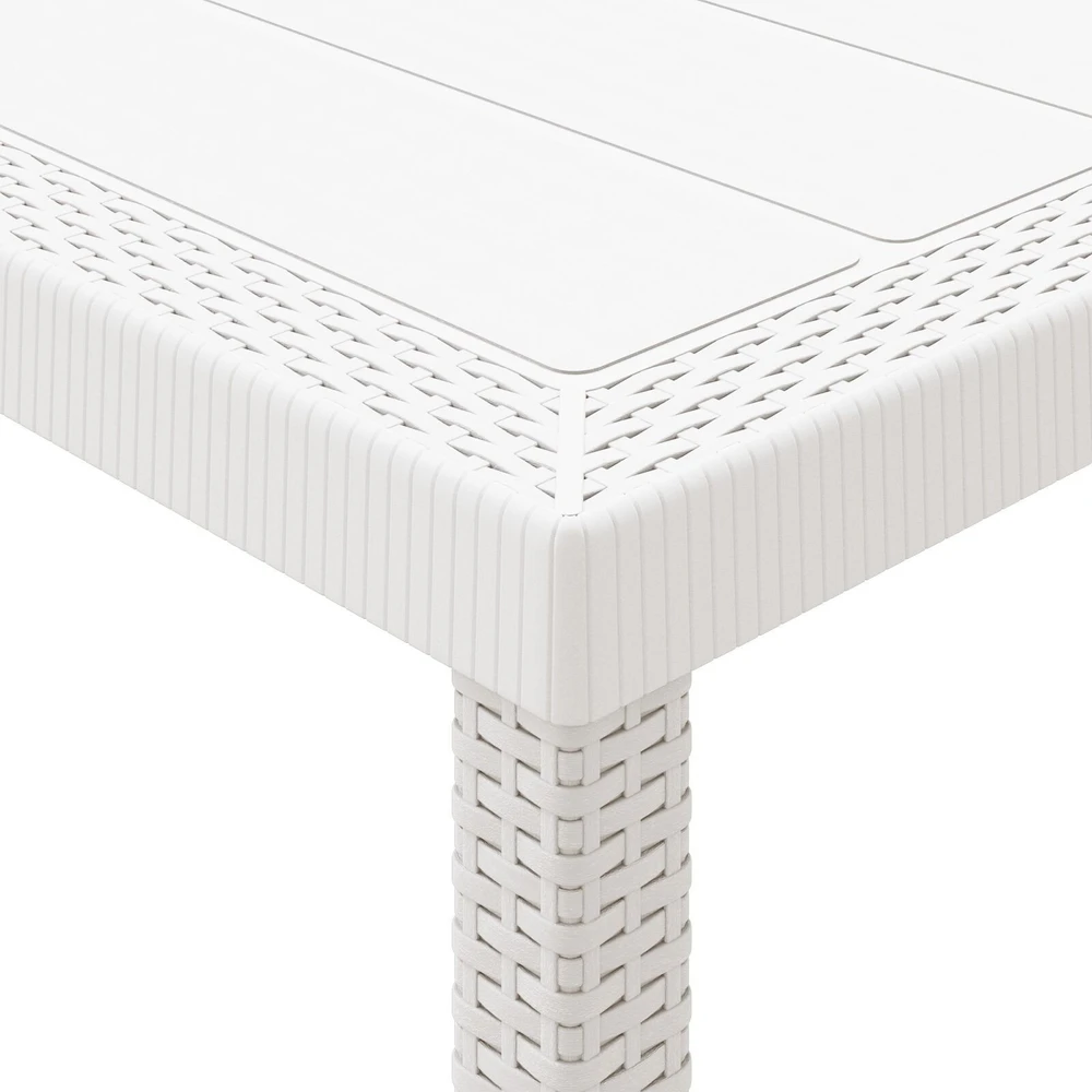 Sodo stalas Balta 200 x 100 x 73 cm poliratanas