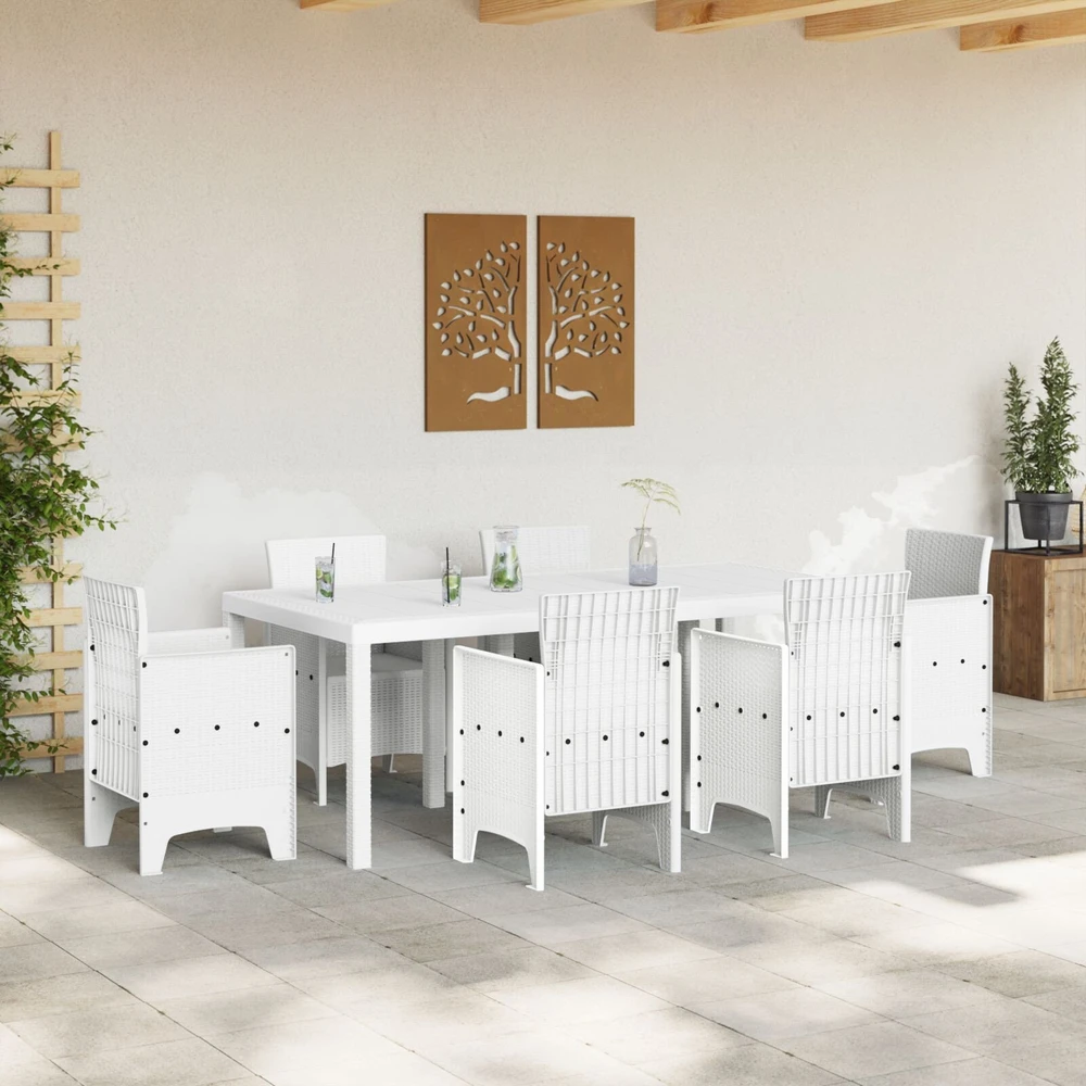 Sodo stalas Balta 200 x 100 x 73 cm poliratanas
