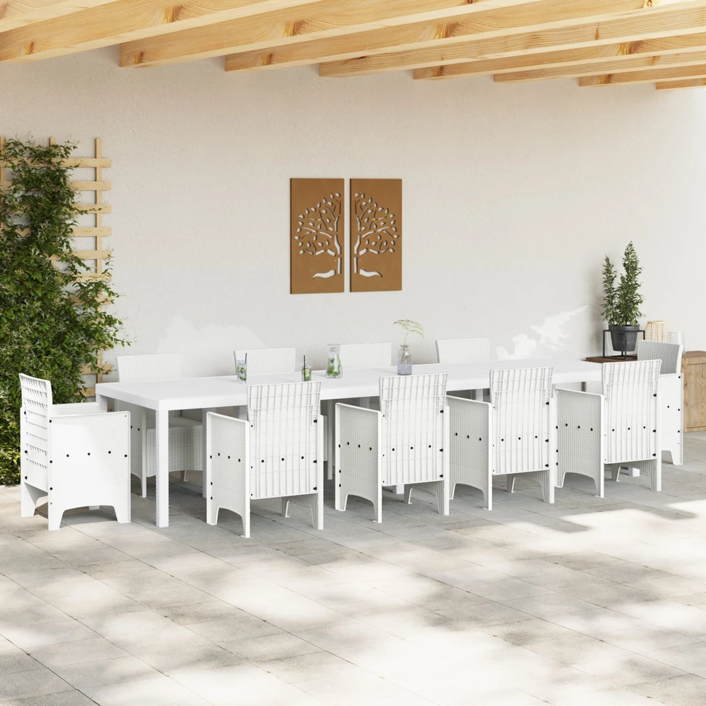 Sodo stalas Balta 350 x 100 x 74 cm poliratanas