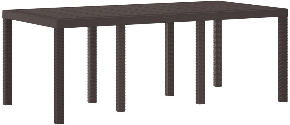 Sodo stalas Ruda 200 x 100 x 73 cm poliratanas