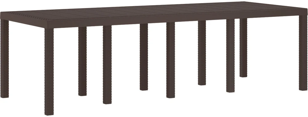 Sodo stalas Ruda 250 x 100 x 73 cm poliratanas