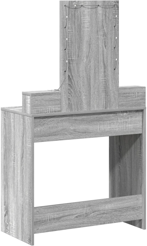 Makiažo stalas Pilka 79 x 41 x 140 cm Apdirbta mediena
