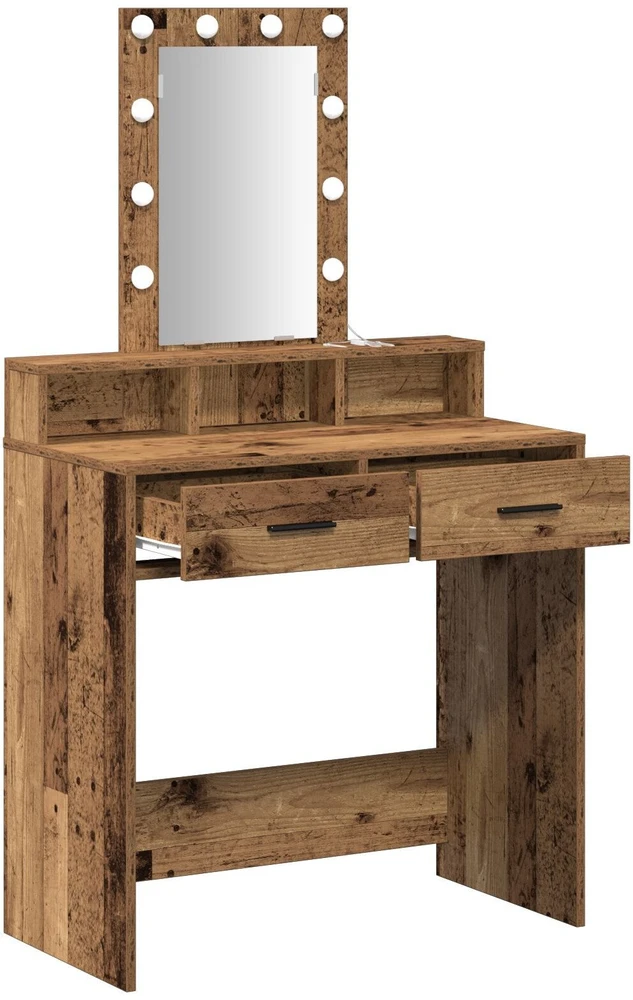 Makiažo stalas Ruda 79 x 41 x 140 cm Apdirbta mediena
