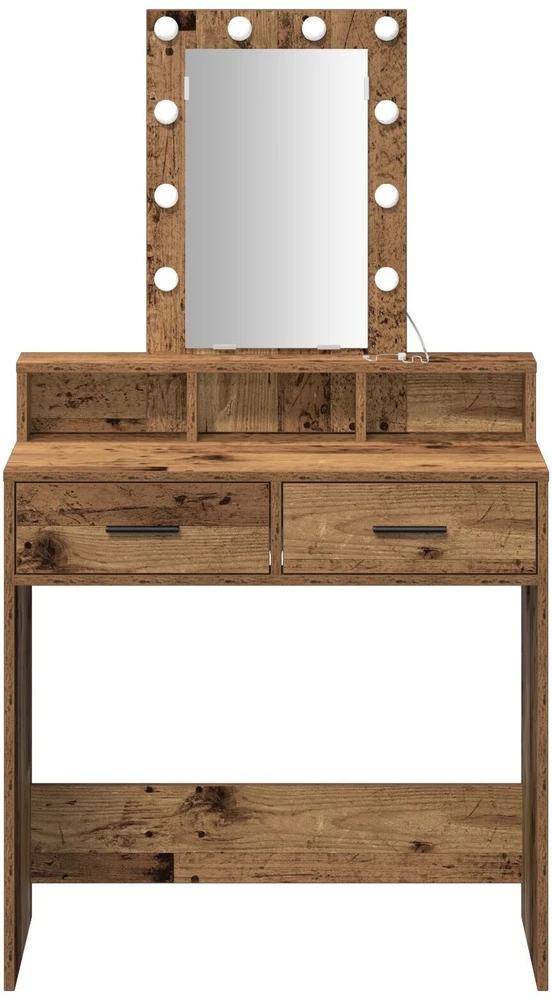 Makiažo stalas Ruda 79 x 41 x 140 cm Apdirbta mediena