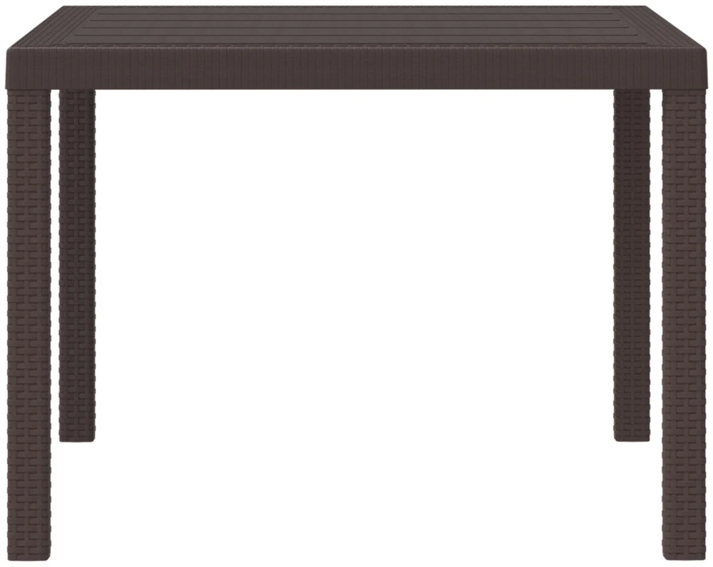 Sodo stalas Ruda 100 x 100 x 73 cm poliratanas
