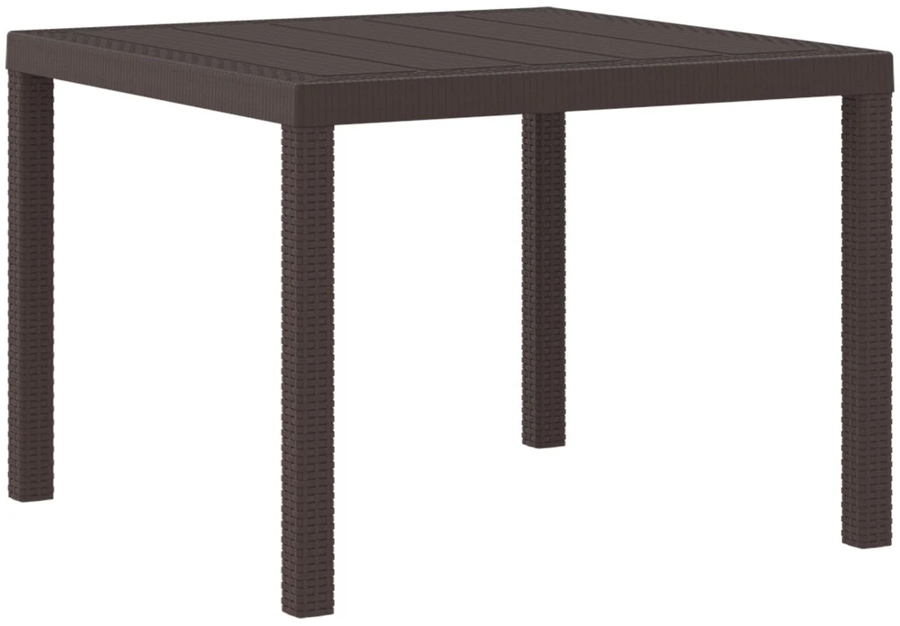 Sodo stalas Ruda 100 x 100 x 73 cm poliratanas