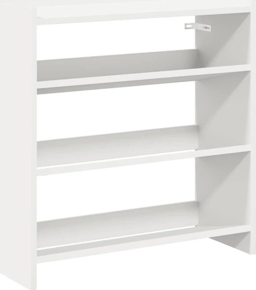 Lentyna batams, baltos spalvos, 60x25x62cm, apdirbta mediena