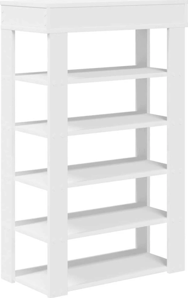 Lentyna batams, baltos spalvos, 60x30x98cm, apdirbta mediena