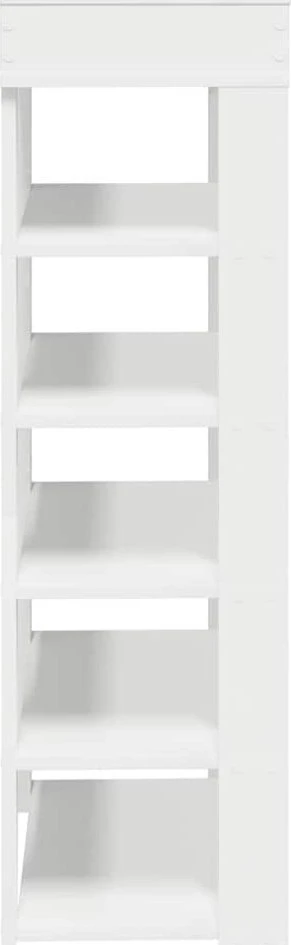 Lentyna batams, baltos spalvos, 60x30x98cm, apdirbta mediena