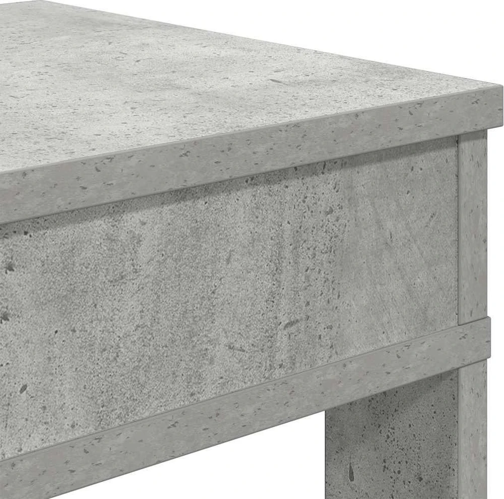 Lentyna batams, betono pilka, 60x30x98cm, apdirbta mediena