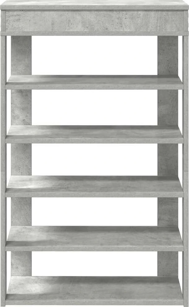 Lentyna batams, betono pilka, 60x30x98cm, apdirbta mediena