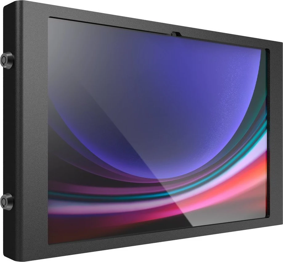 Stojak Compulocks Galaxy Tab S9 Ultra 14.6'' Apex Enclosure Wall Mount - Gehause - tragbare, freiliegende Front-/Ruckkamera und Sensoren - fur Tablett - verriegelbar - Metallrahmen - Juodas - auf Bodenstativ montierbar - fur Samsung Galaxy Tab S9 Ultra