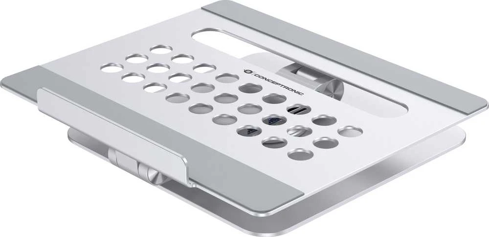 Carruzzo Conceptronic DONN27G nešiojamojo kompiuterio stovas Sidabras