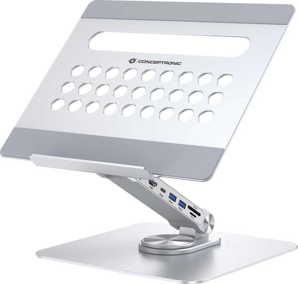 Conceptronic stovas planšetei su 7-in-1 jungčių stotele